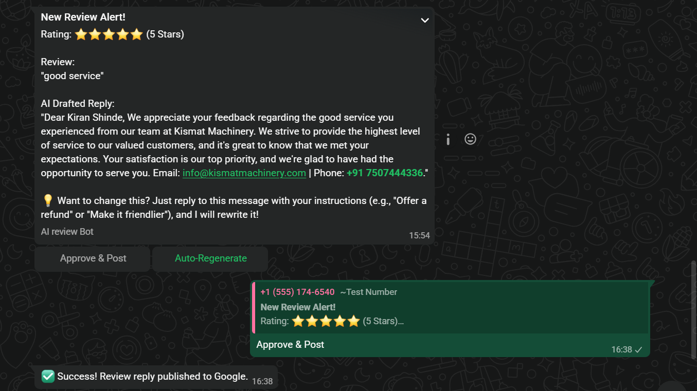 MVP WhatsApp Workflow